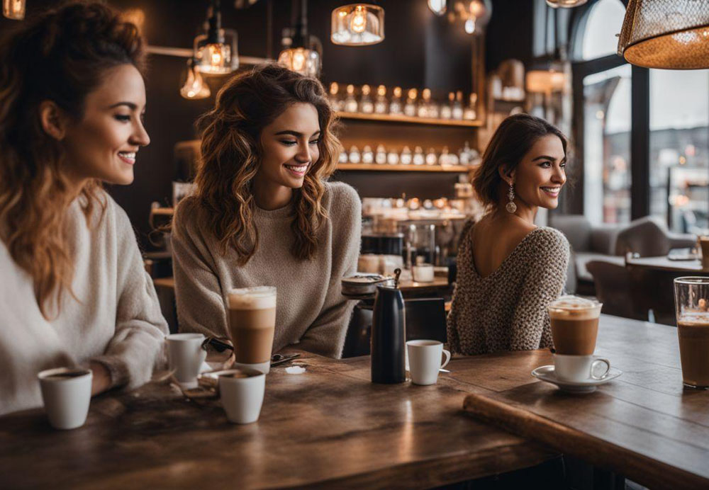 A group of women sitting at a table